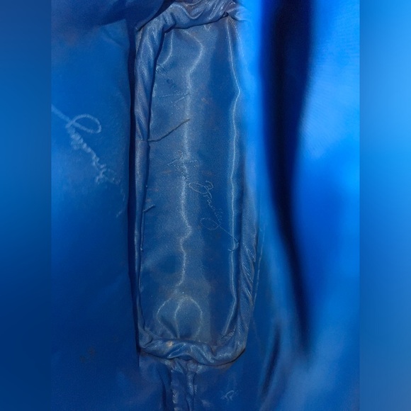 Vera Bradley sequin wristlet/pouch in blue and white! - Picture 5 of 9